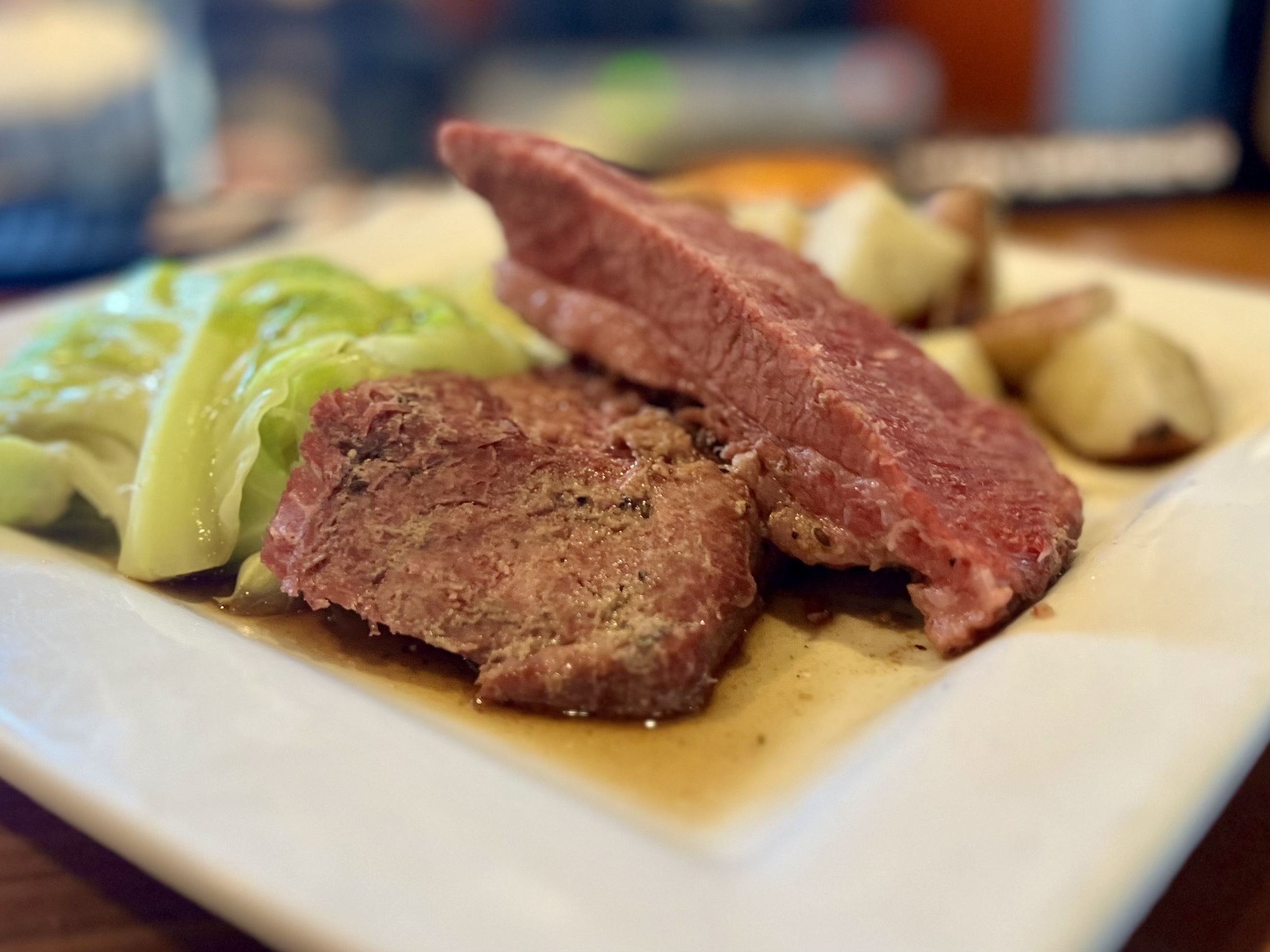 Seasonal Corned Beef With Cabbage